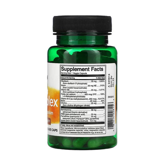 Activated B-Complex Biodisponibil, Swanson, 60 capsule SWU815