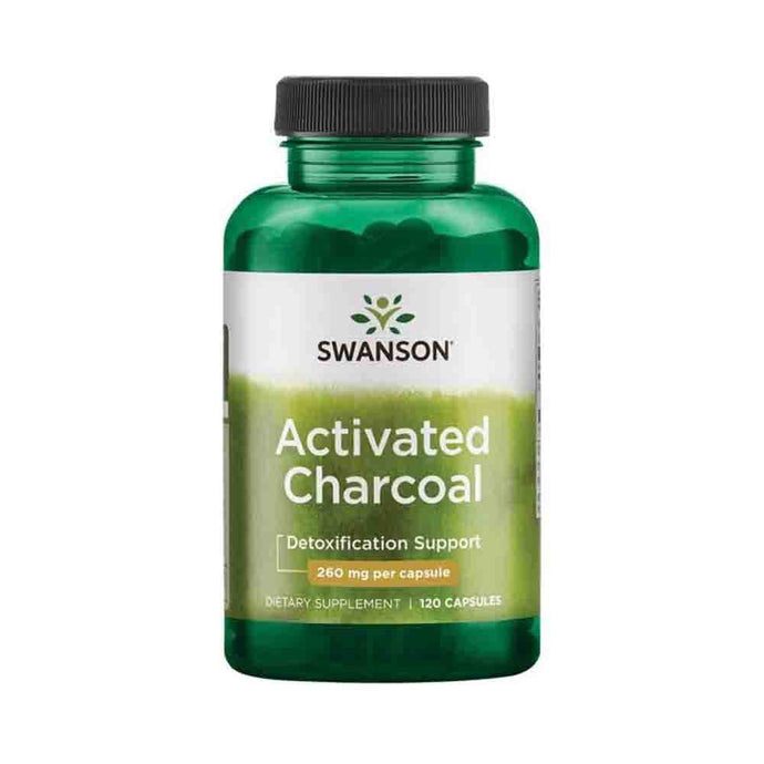 Activated Charcoal (Carbune Activ), 260 mg, Swanson, 120 capsule SW1355