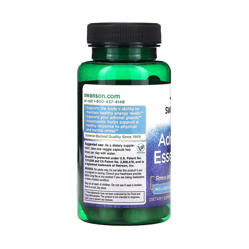 Încărcați imaginea în vizualizatorul Galerie, Adrenal Essentials Complex, Swanson, 60 capsule SWC086
