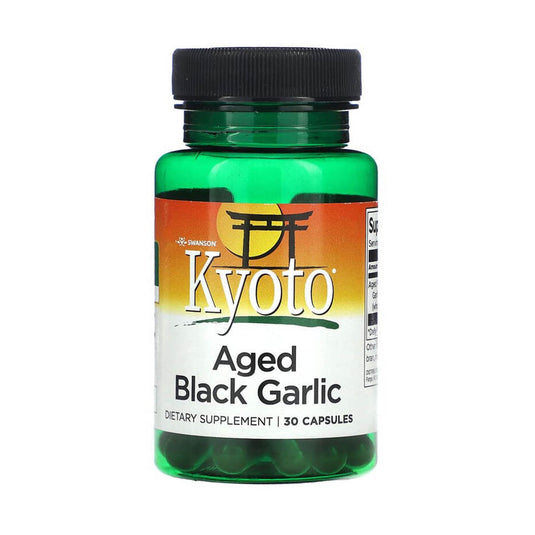 Aged Black Garlic (Usturoi Negru Maturat), Swanson, 30 capsule SWK014