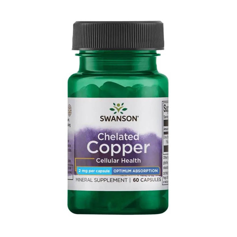 Încărcați imaginea în vizualizatorul Galerie, Albion Chelated Copper (Cupru), 2mg, Swanson, 60 capsule SWU468
