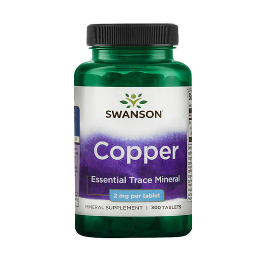 Albion Chelated Copper (Cupru), 2mg, Swanson, 60 capsule SWU468