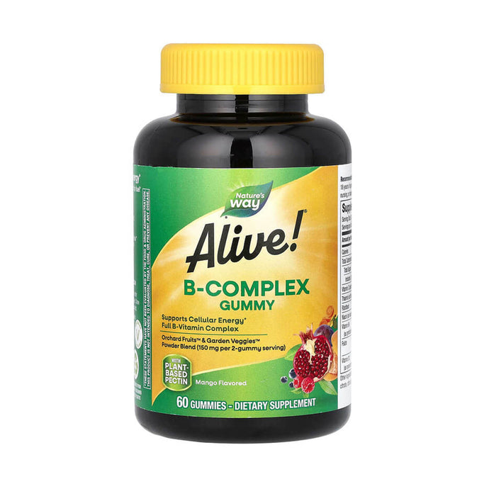 Alive! B-Complex Gummy, Mango, Nature's Way, 60 jeleuri