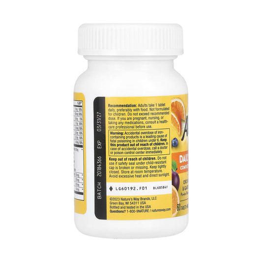 Alive! Daily Energy, Complete Multivitamin, Nature's Way, 60 Tablete