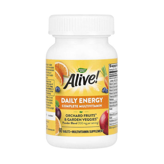 Alive! Daily Energy, Complete Multivitamin, Nature's Way, 60 Tablete