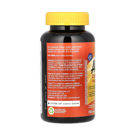 Alive! Kids, Chewable Multivitamin, Nature's Way, 120 tablete masticabile