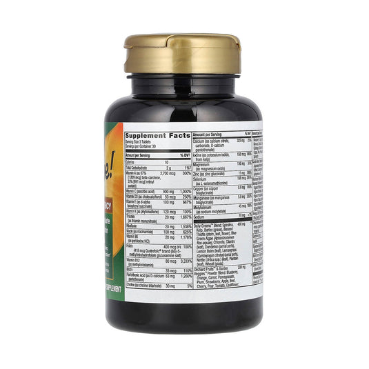 Alive!® Max3 Potency, Adult Complete Multivitamin, No Added Iron, Nature's Way, 90 Tablets
