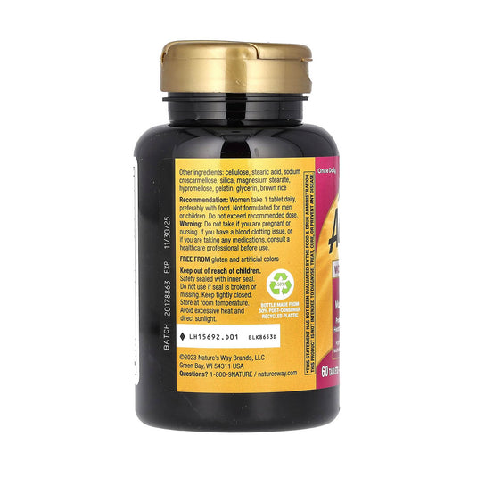 Alive! Women's 50+ Ultra Multivitamin, Nature's Way, 60 Tablets