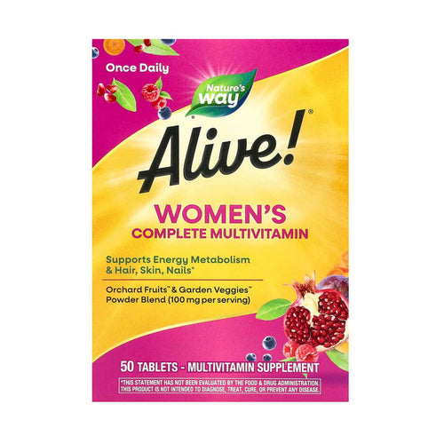Alive! Women's Complete Multivitamin, Nature's Way, 50 Tablets
