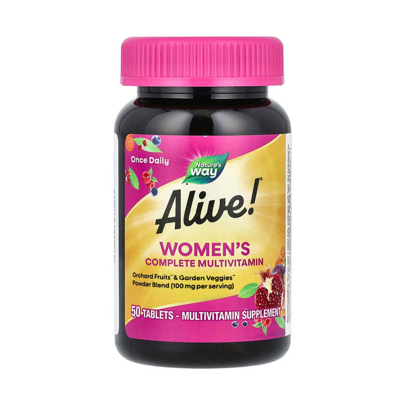 Încărcați imaginea în vizualizatorul Galerie, Alive! Women&#39;s Complete Multivitamin, Nature&#39;s Way, 50 Tablets
