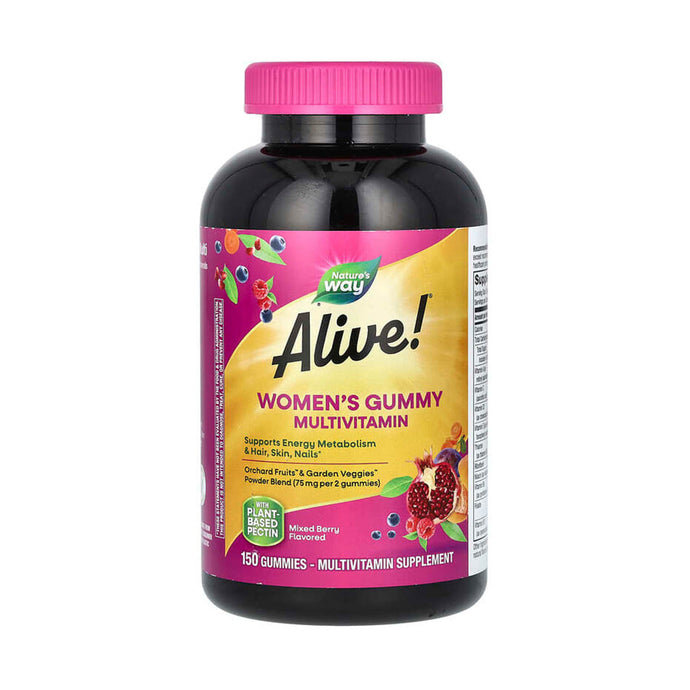 Alive! Women's Gummy Multivitamin, Nature's Way, 150 jeleuri
