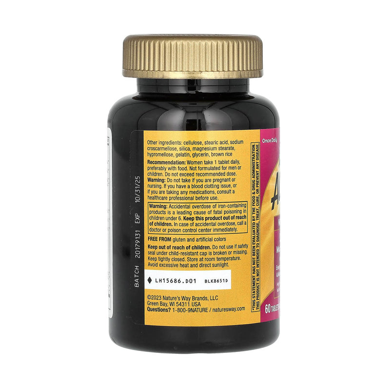 Încărcați imaginea în vizualizatorul Galerie, Alive!, Women&#39;s Ultra Multivitamin, Nature&#39;s Way, 60 tablete

