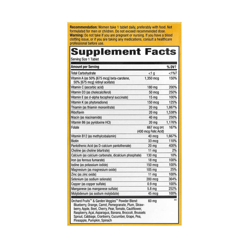 Încărcați imaginea în vizualizatorul Galerie, Alive!, Women&#39;s Ultra Multivitamin, Nature&#39;s Way, 60 tablete
