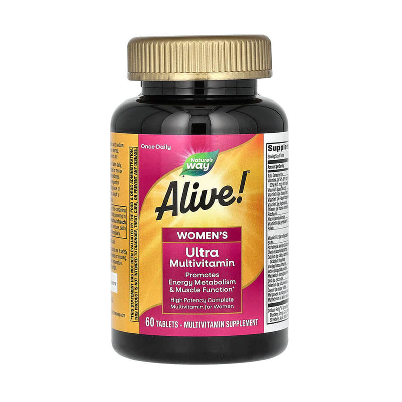 Încărcați imaginea în vizualizatorul Galerie, Alive!, Women&#39;s Ultra Multivitamin, Nature&#39;s Way, 60 tablete
