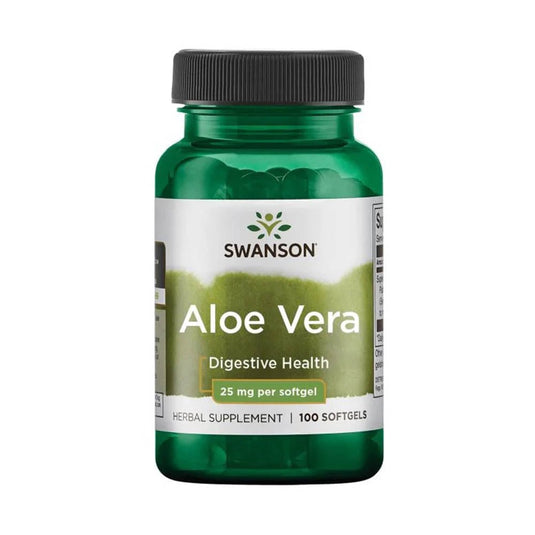 Aloe Vera, 25 mg, Swanson, 100 softgels SWH161