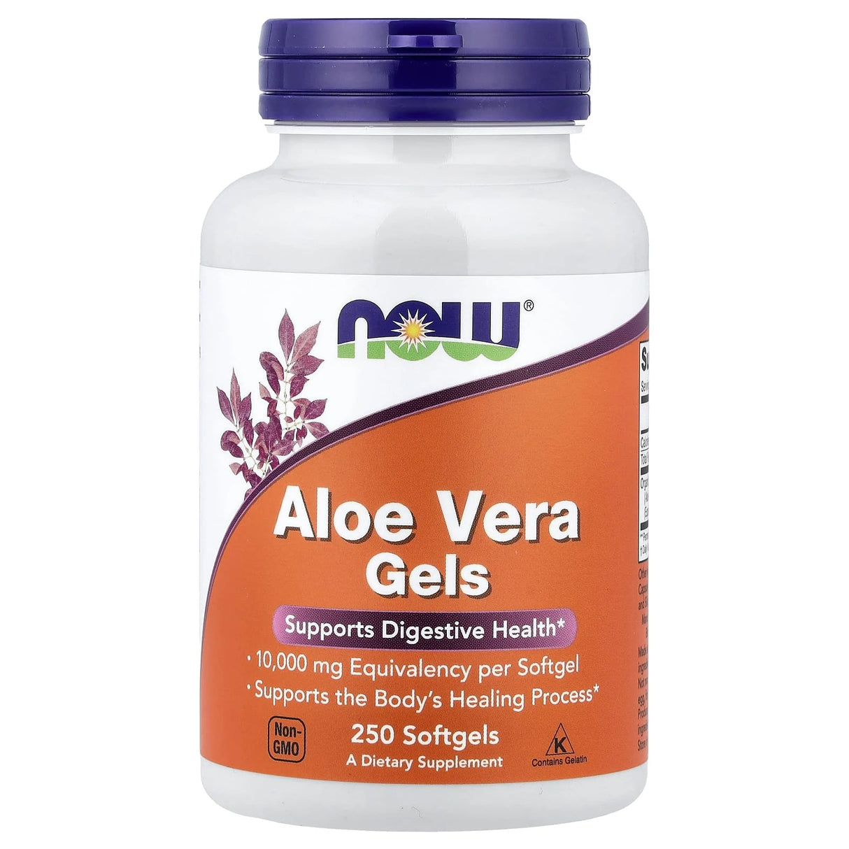 Aloe Vera Gels 10.000 mg, Now Foods, 250 softgels