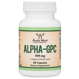 Alpha GPC (Memorie, Concentrare), 300 mg, Double Wood Supplements, 60 capsule