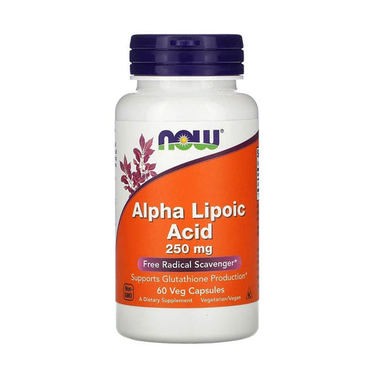 Alpha Lipoic Acid ALA With Vitamins C & E, 100mg, Now Foods, 60 capsule