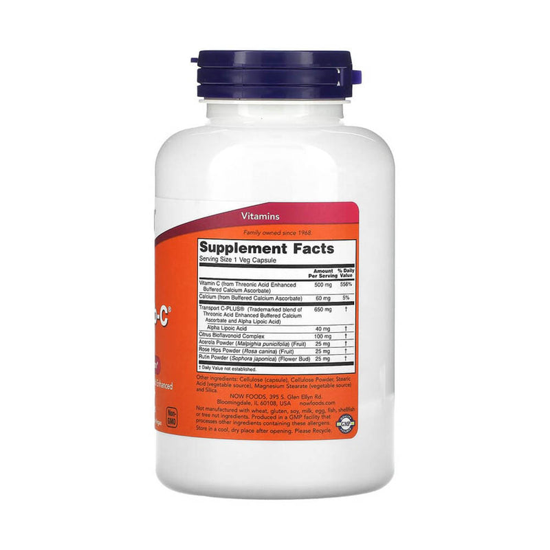 Încărcați imaginea în vizualizatorul Galerie, Vitamina C, AlphaSorb-C 500, NOW Foods, 180 capsule
