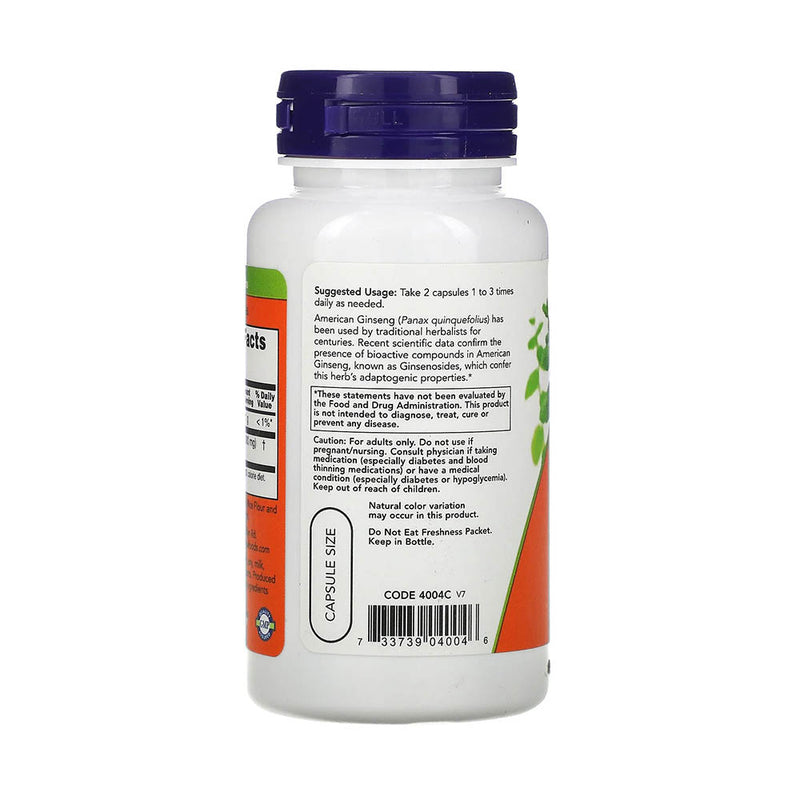 Încărcați imaginea în vizualizatorul Galerie, American Ginseng, 500mg , Now Foods, 100 capsule
