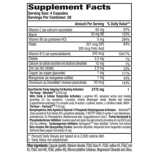 Anadrox Pump & Burn, MHP, 224 capsule