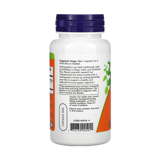 Andrographis Extract (Echinacea indiană), 400mg, Now Foods, 90 capsule