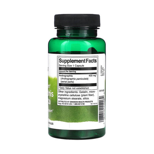 Andrographis Paniculata, 400mg, Swanson, 60 capsule SW1426
