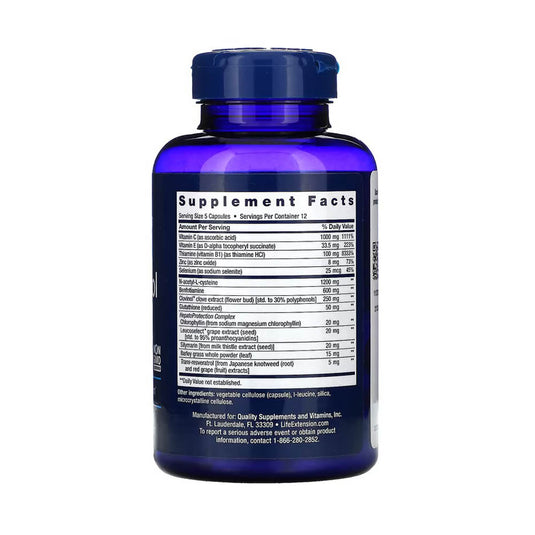 Anti-Alcohol Complex, Life Extension, 60 capsule