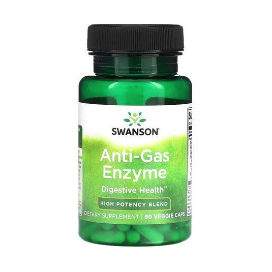 Anti-Gas Enzyme Digestive, Swanson, 90 capsule SWU527