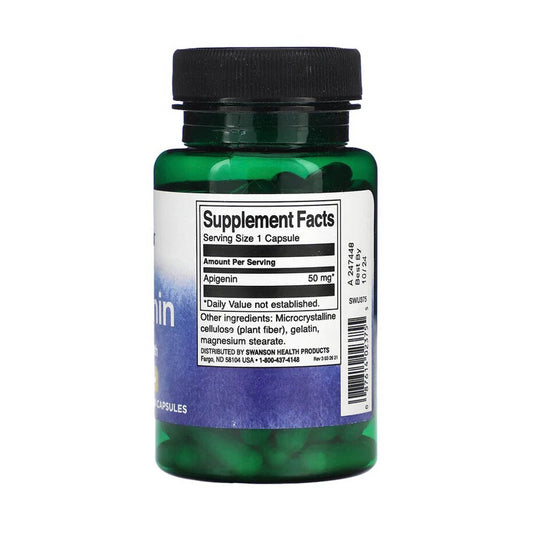 Apigenin (Flavonoid), 50 mg, Swanson, 90 capsule SWU375
