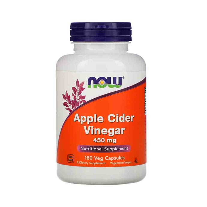 Apple Cider Vinegar (Oțet Cidru de Mere), 450 mg, Now Foods, 180 capsule
