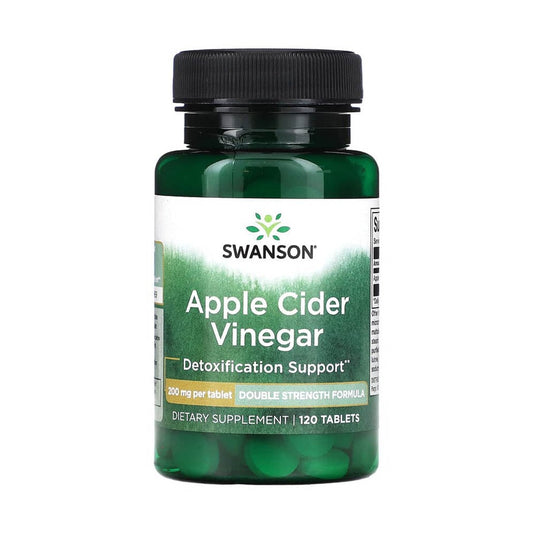 Apple Cider Vinegar (Otet Cidru de Mere), 200 mg, Swanson, 30 tablete SWD081
