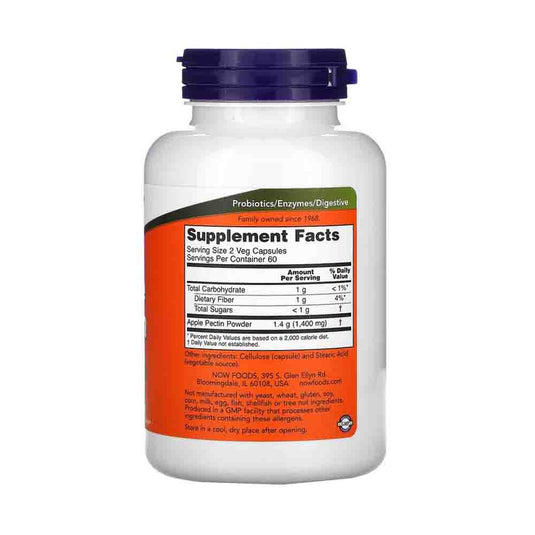 Apple Pectin (Pectina) 700mg, Now Foods, 120 capsule