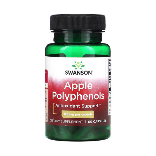 Apple Polyphenols, 125 mg, Swanson, 60 capsule SWU301