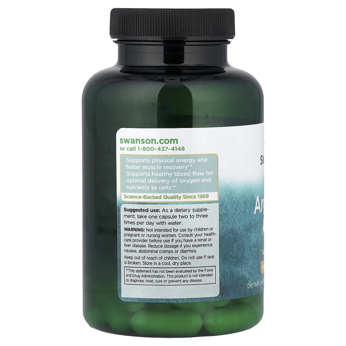 Arginine AKG, 1000 mg, Swanson, 90 capsule SWU341