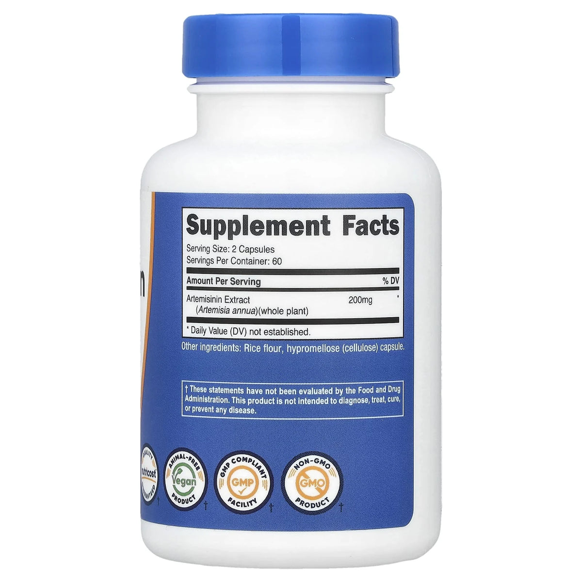 Artemisinin Extract, 100 mg, Nutricost, 120 capsule