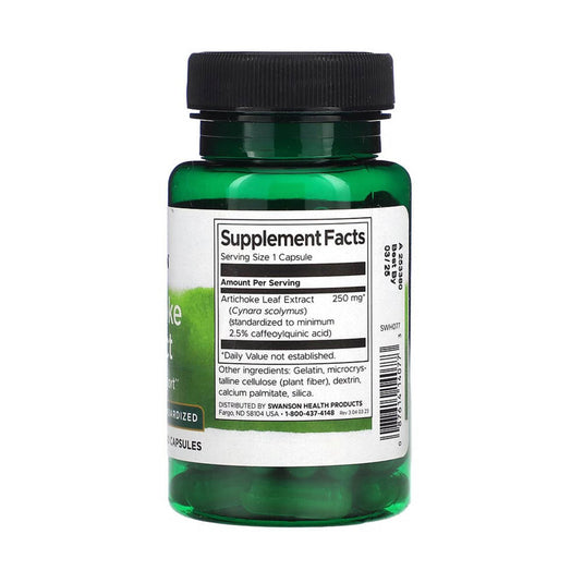 Artichoke Extract, (Anghinare) 250 mg, Swanson, 60 capsule SWH077