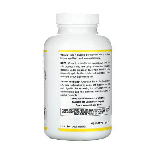 Artichoke Extract (Anghinare), 500 mg, Jarrow Formulas, 180 capsule