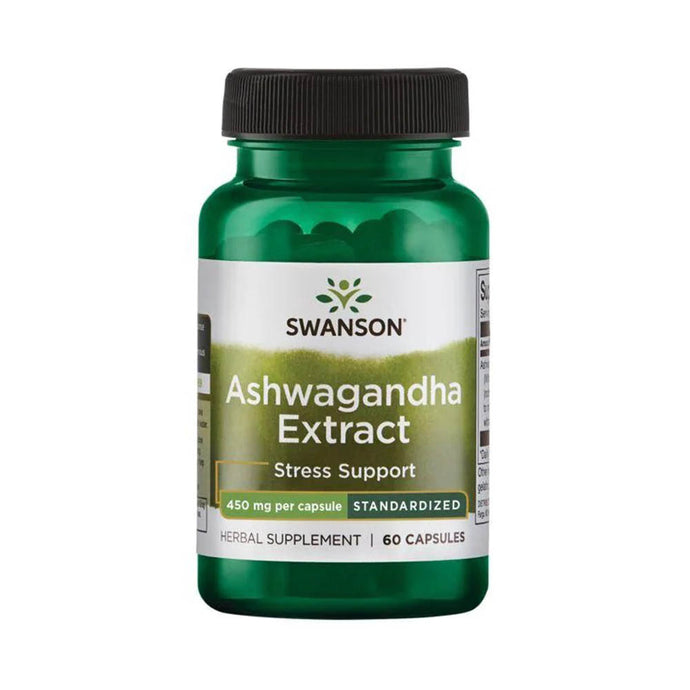 Ashwagandha Extract, 450 mg, Swanson, 60 capsule SWH287