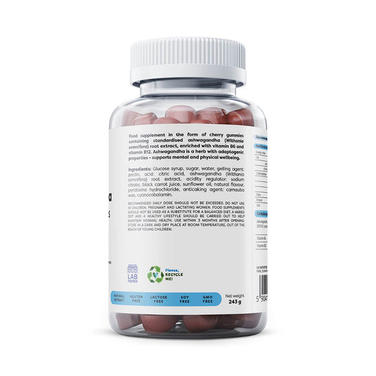 Ashwagandha Extract Gummies, 375 mg, Osavi, 90 jeleuri