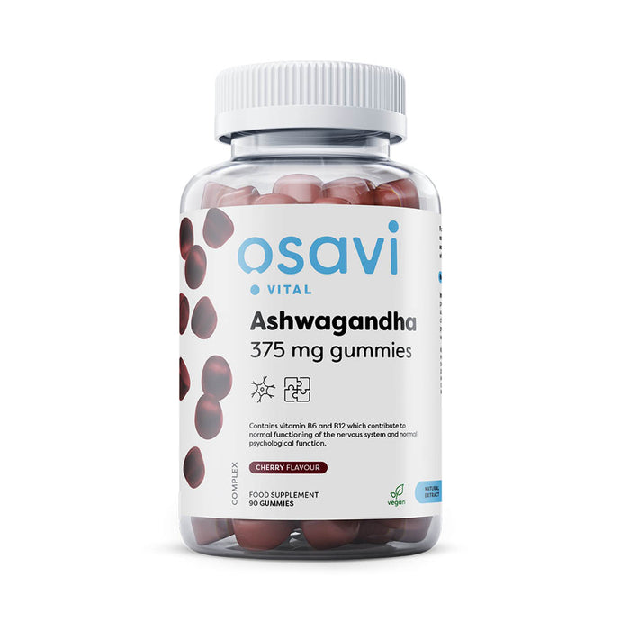 Ashwagandha Extract Gummies, 375 mg, Osavi, 90 jeleuri