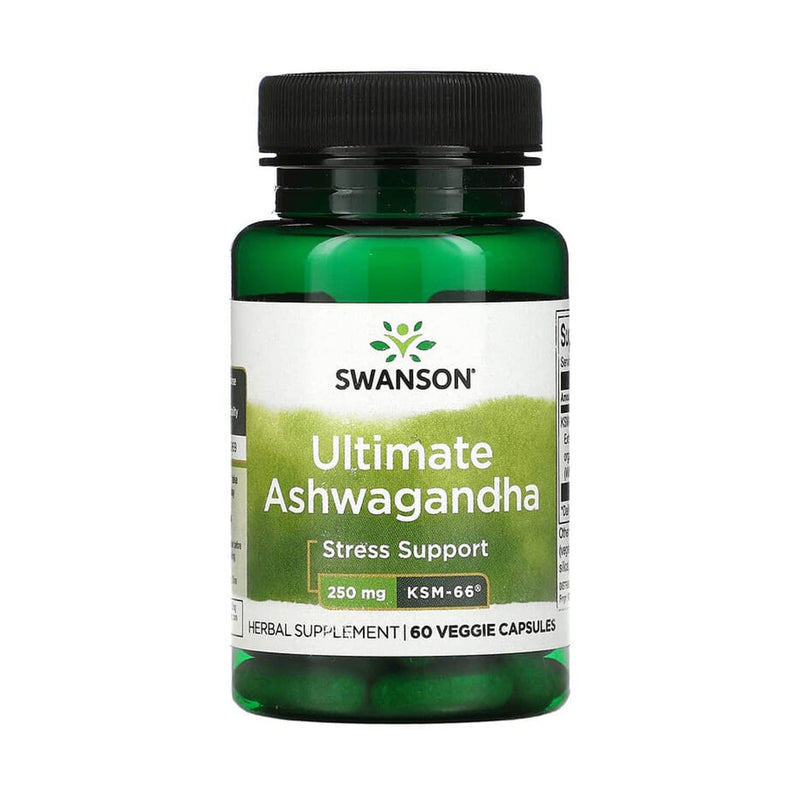Încărcați imaginea în vizualizatorul Galerie, Ashwagandha Extract Ultimate KSM-66, 250mg, Swanson, 60 capsule SWU1003
