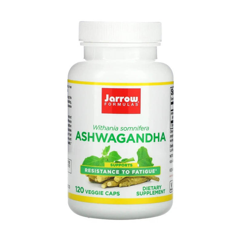 Încărcați imaginea în vizualizatorul Galerie, Ashwagandha (KSM-66), 300 mg, Jarrow Formulas. 120 capsule
