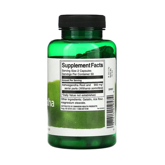 Ashwagandha Root, 450mg, Swanson, 100 capsule SW957