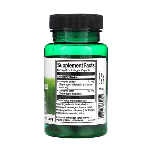 Asparagus Extract (Germeni de Sparanghel), Swanson, 60 capsule SWR052