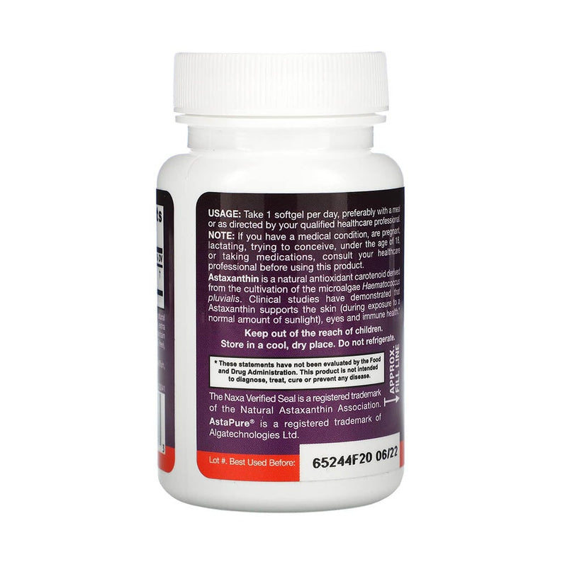 Încărcați imaginea în vizualizatorul Galerie, Astaxanthin, 12 mg, Jarrow Formulas, 30 softgels
