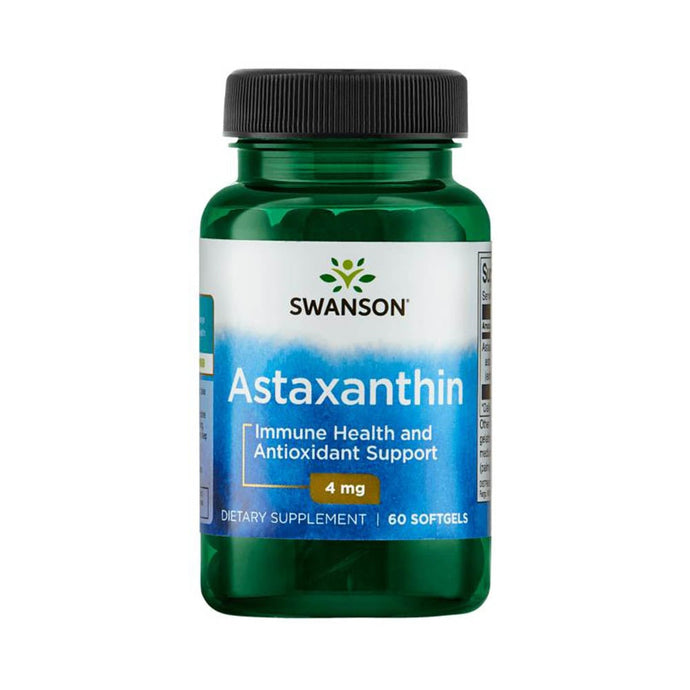 Astaxanthin (Astaxantina), 4 mg, Swanson, 60 softgels SWU730