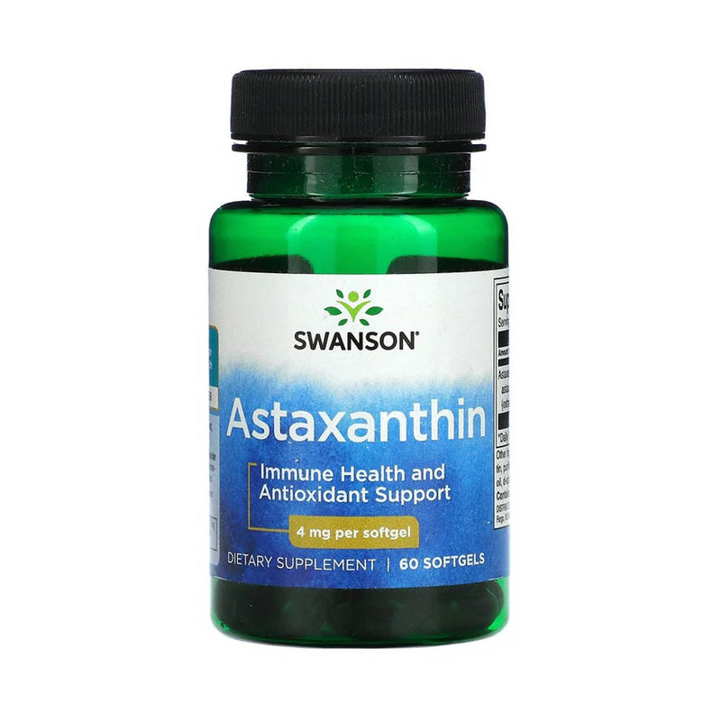 Încărcați imaginea în vizualizatorul Galerie, Astaxanthin (Astaxantina), 4 mg, Swanson, 60 softgels SWU730
