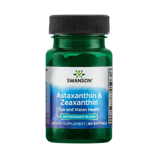 Astaxanthin Zeaxanthin, (Antioxidant), Swanson, 60 softgels SWU925