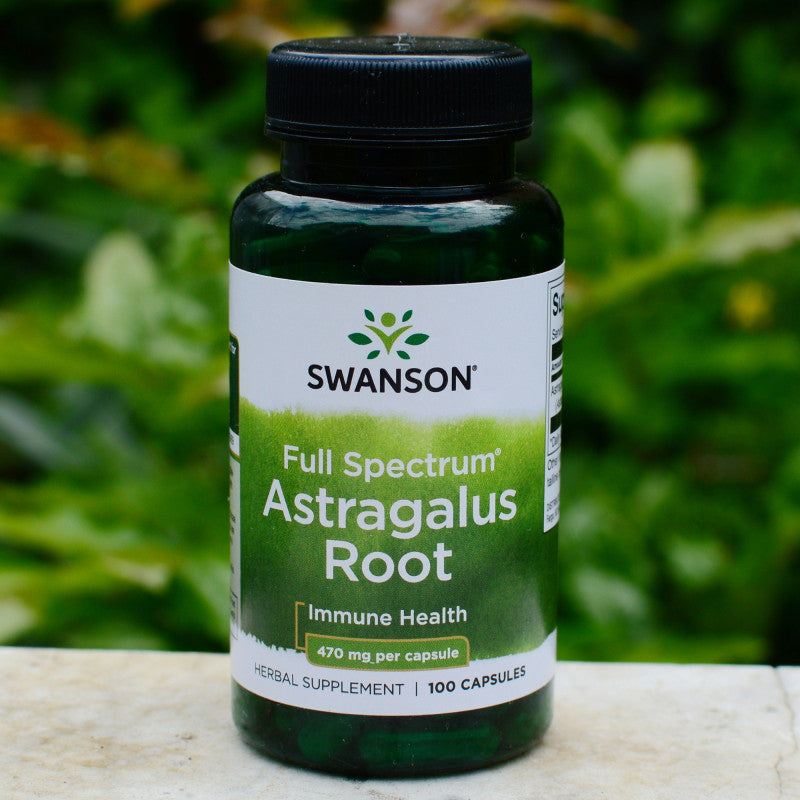 Încărcați imaginea în vizualizatorul Galerie, Astragalus Root Full Spectrum, 470mg, Swanson, 100 capsule SW504
